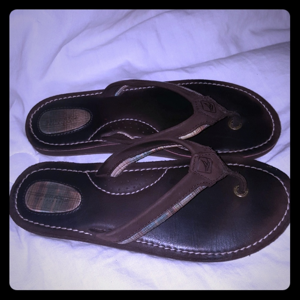 👠🌞Sperry top sided flip flops g